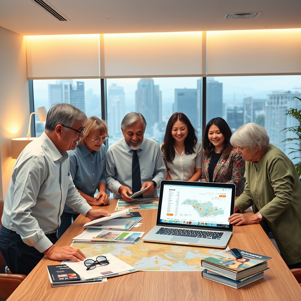 Image of seniors enjoying travel